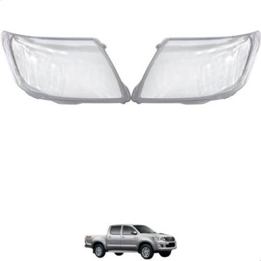 Imagem de Par Lente Farol Hilux 2012 2013 2014 2015 - AUTOMOTIVE IMPORTS, Hilux 