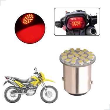 Imagem de Lâmpada Led Freio 2 Polos Com Efeito Strobo Moto NXR 150 BROS ESD 2003