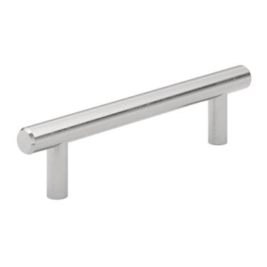 Imagem de Richelieu Hardware BP205108195 Roosevelt Collection 4 1/4 polegadas (108 mm) Níquel escovado moderno puxador de barra de gaveta e armário de níquel escovado para cozinha, banheiro e móveis