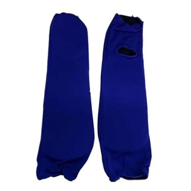 Imagem de Tachiuwa Caneleira protetor de peito do pé, protetor de perna para homens e mulheres, para treinamento de boxe, mma, sparring, muay thai, artes marciais, azul S