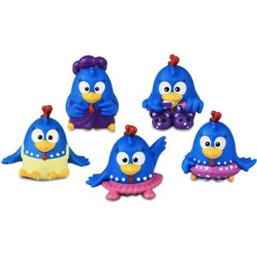 Imagem de Conjunto Galinha Pintadinha Little FIGS com 5 Miniaturas de Vinil 6CM 