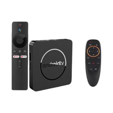 Imagem de TV Box Android 14 8K Q10 Dual Wifi 2.4G 5G 64G 128G Allwinner H313 Med