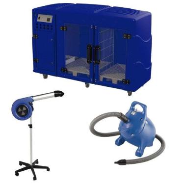 Imagem de Maquina de Secar + Secador Maestro e Soprador Rx Kyklon Azul, 220V