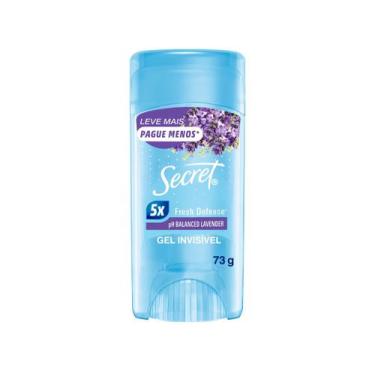 Imagem de Desodorante Antitranspirante em Gel Secret pH Balanced Lavender Fresh 