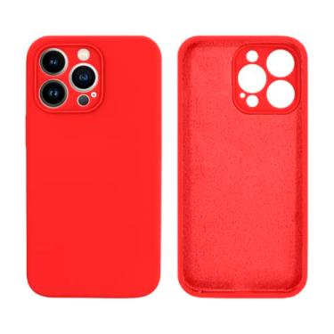 Imagem de Capinha Compativel com iPhone 13 Pro Com Proteção de Câmera em Silicone com Interior Aveludado