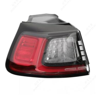 Imagem de labwork Lâmpada traseira de substituição para Cherokee 2019-2021 lente vermelha luz de freio lateral do motorista externa 68275959AF