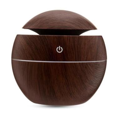 Imagem de Umidificador de Ar Ultrassônico para Ambiente: Hidratação Perfeita para Respiração e Pele(Madeira Escura)