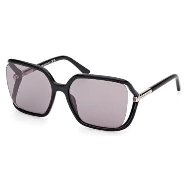 Imagem de Tom Ford Óculos de sol feminino SOLANGE-02 FT 1089 preto/fumê 60/17/120