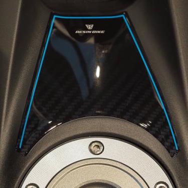 Imagem de Resin Bike Adesivos 3D de motocicleta compatíveis com Yamaha MT-07 2025 Ice Storm. Proteção de área chave contra impactos e arranhões. Adesivo 3D Resin Gadget Moto