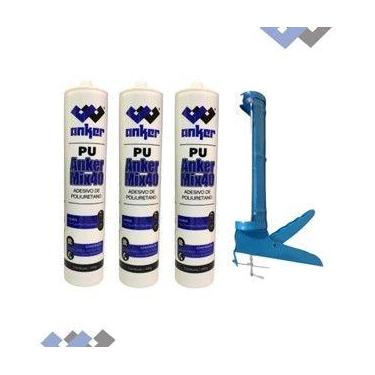 Imagem de PU Trinca de Laje Branco 3pcs + Aplicador - Anker do Brasil