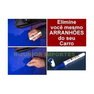 Imagem de Caneta de rotoque em riscos pintura automotiva cor vermelha - SIPA, AZ