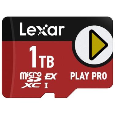 Imagem de Lexar Play PRO Cartão microSD Express de 1 TB, vídeo Full-HD e 4K, até 900 MB/s de leitura, até 600 MB/s de gravação, para Nintendo-Switch, dispositivos de jogos portáteis Steam Deck
