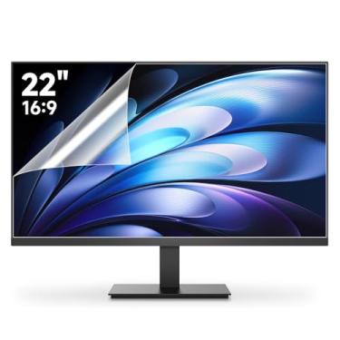 Imagem de Pacote com 2 capas de tela de computador antirreflexo 1920 x 1080p de 55 cm, proteção ocular, antirarranhões, película antirreflexo para todos os monitores de computador de proporção de 16:9