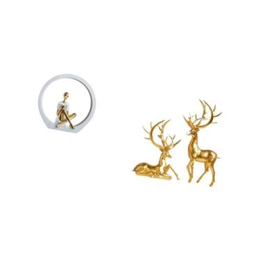 Imagem de Fenteer Estatueta de, Estátua de, Centro de Mesa, Quarto, Leitores, Presente, Estante, Fazenda, Escultura Abstrata, Decoração Versátil, Casal, E