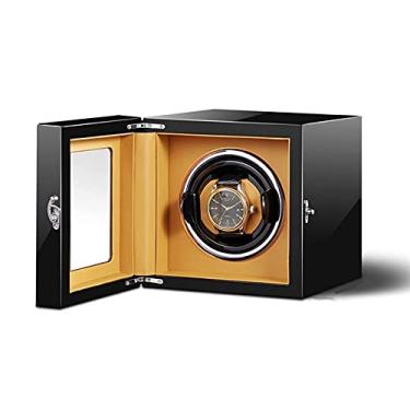 Imagem de Piano Finish Automatic Watch Winder 5 Modes and Retrackable Watch Pillow, Winding Box, Silent Electronic Motor for Mechanical Watch Storage Box