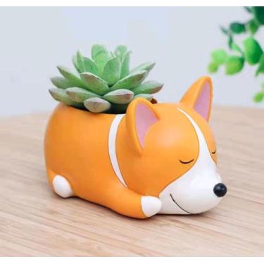 Imagem de Vaso de suculenta decorativo - Rose garden