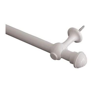 Imagem de Suporte P/ Cortina Varão Simples 19mm C/ponteira 4metros - Celia Borda
