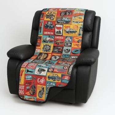 Imagem de Capa Vintage Impermeável para Sofá  Proteção e Conforto Diário - Vila 