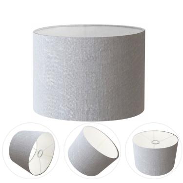 Imagem de Cúpula Abajur Cilíndrica Cp-8018 Ø40x25cm Rustico Cinza