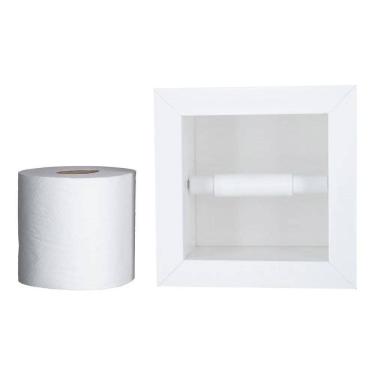 Imagem de 2X 1 X Porta Papel Higiênico/Papeleira Porcelanato 15X15X11