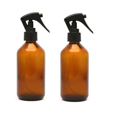 Imagem de Frasco Vidro Âmbar 250Ml Mini Gatilho 20 Unidades Spray - Rplabor