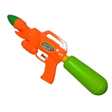 Imagem de Pistola Lançadora De Agua 32cm pequena + Cilindro de 250ml Praia Piscina Gatilho de Pressão