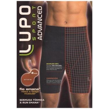 Imagem de Bermuda Térmica X-Run Emana Lupo - 70602 - Preta - M-Masculino