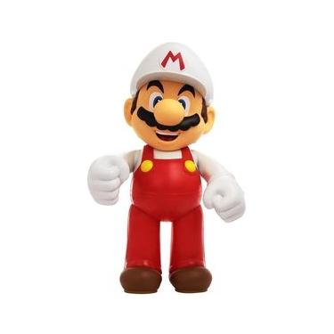 Imagem de Super Mario - Boneco 2.5 polegadas Colecionável - Mario de Fogo