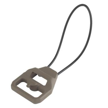 Imagem de Jungle Leopard Fivelas de alça QD de fio de aço sem instalação com suporte de estilingue 3 cm (castanho)