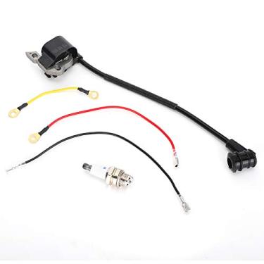 Imagem de Zerodis Kit de Plugue de Bobina de Ignição de Motosserra Elétrica para Ms200T Ferramentas de Jardim de Jardinagem Doméstica Ferramentas de Jardim para Ms200T Construção de Alumínio de Borracha