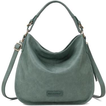 Imagem de Bolsa Montana West Hobo Purses Vegan Leather Green