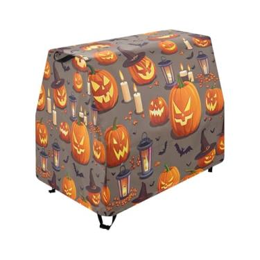 Imagem de Qilmy Halloween Pumpkins Lanterns Kids Water Table Cover, Duty Waterproof Patio Table Covers for Outdoor Toddler Splash Tables, UV Resistant & Dustproof Play Table Protector, Cover Only