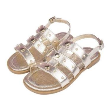 Imagem de SANDÁLIA INFANTIL PAMPILI ESTILOSA FESTA VICK DOURADO 57402-Feminino
