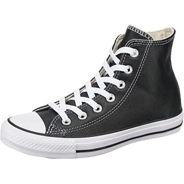 Imagem de Converse Tênis feminino Chuck Taylor All Star Lift plataforma cano baixo, Preto/branco, 34