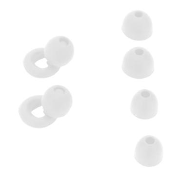 Imagem de Brrnoo Tampões de Ouvido Com Cancelamento de Ruído, Tampões de Ouvido Reutilizáveis ​​de Silicone Macio de 30dB para Dormir Com Ajuste Confortável, para Travessas Laterais de Trabalho (Branca)