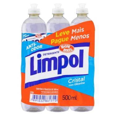 Imagem de Detergente Limpol Cristal Leve Mais Pague Menos 6/500ML