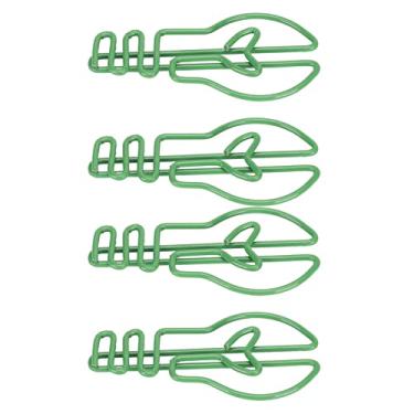 Imagem de SPYMINNPOO Clipes de Papel de Metal Em Forma de Lâmpada, 100 Peças à Prova de Ferrugem para Classificação de Arquivos, Portátil e Durável para Escola de Escritório Doméstico (Verde)