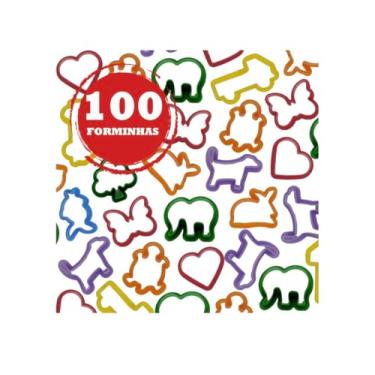 Imagem de 100 Cortador Forminha De Massinha Molde Modelar Atacado Top!