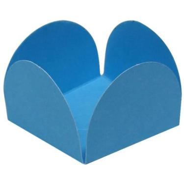 Imagem de Mini caixeta para doce com 50 unidades rabicó - RABICO, Azul claro