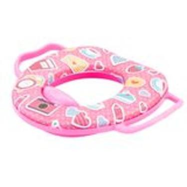 Imagem de Assento Redutor Infantil Acolchoado Com Alça Rosa - Petita