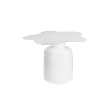 Imagem de Mesa de canto pequena mesa de centro criativa sala de estar sofá borda algumas nuvens estilo mesa de chá pequenas mesas mesa lateral (cor: preto grande) (branco grande)