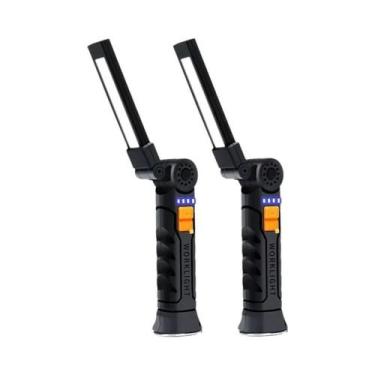 Imagem de Lanterna LED COB Portátil Recarregável Com Bateria Embutida, Lanterna 