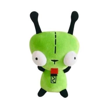 Imagem de Brinquedo De Pelúcia Cão Alienígena Verde ET Com Olhos 3D 28cm, Coleci