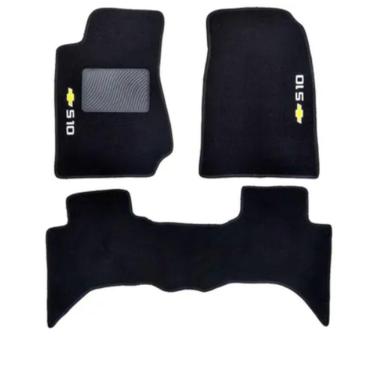 Imagem de Jogo De Tapete S10 2013 2014 á 2018 Carpete Facil De Limpar