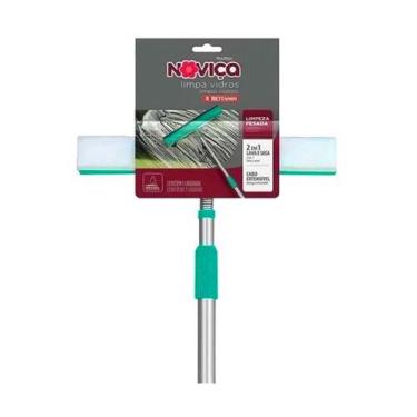 Imagem de Mop Limpa Vidros com Cabo Extensor E Rodo com Fibra Lava E Seca Bt1922