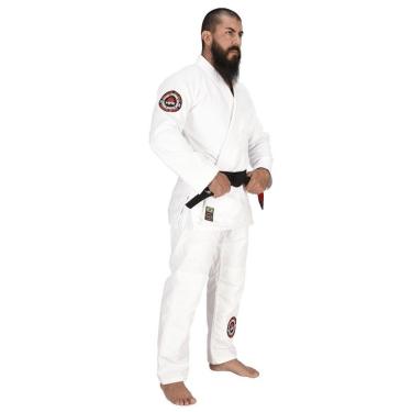 Imagem de Kimono de Jiu-Jitsu HONOUR MKS Combat White-Unissex
