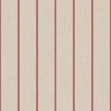 Imagem de Papel De Parede Top Stripes Listras Cor Bege E Vermelho