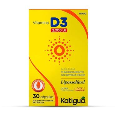 Imagem de Vitamina D3 - 30 Cápsulas - Katiguá-Masculino