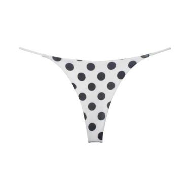 Imagem de Calcinhas G-String Respiráveis De Cintura Baixa Para Mulheres, Lingeri