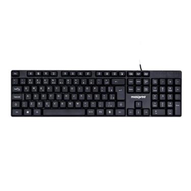 Imagem de Teclado USB Maxprint OfficeEasy - ABNT2 - Preto - 60000153